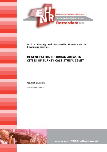 Download - ENHR 2007 Rotterdam