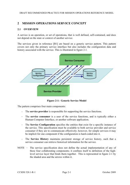 Mission Operations Reference Model. Draft ... - CCSDS