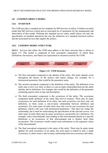 Mission Operations Reference Model. Draft ... - CCSDS