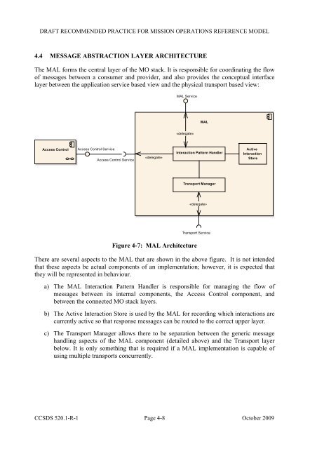 Mission Operations Reference Model. Draft ... - CCSDS