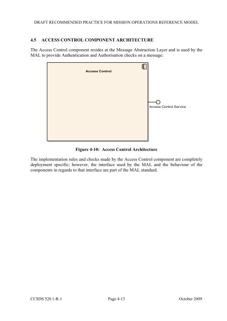 Mission Operations Reference Model. Draft ... - CCSDS