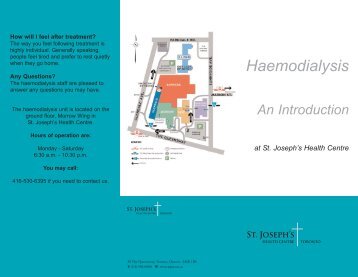 Haemodialysis - An Introduction - St. Joseph's Health Centre Toronto