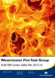 Westminster Fire Task Group - Westminster City Council