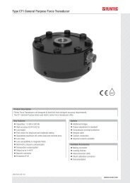 CT1 Data Sheet - Flintec Polska