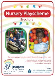 Nursery Playscheme Leaflet.pdf - Westminster Society for People ...