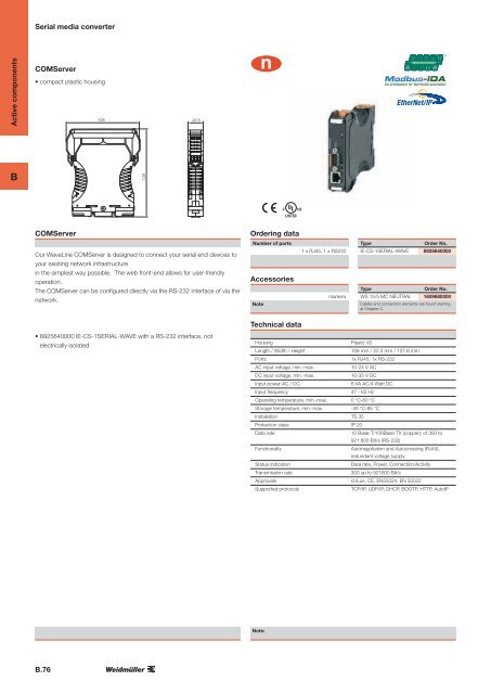 Industrial Ethernet