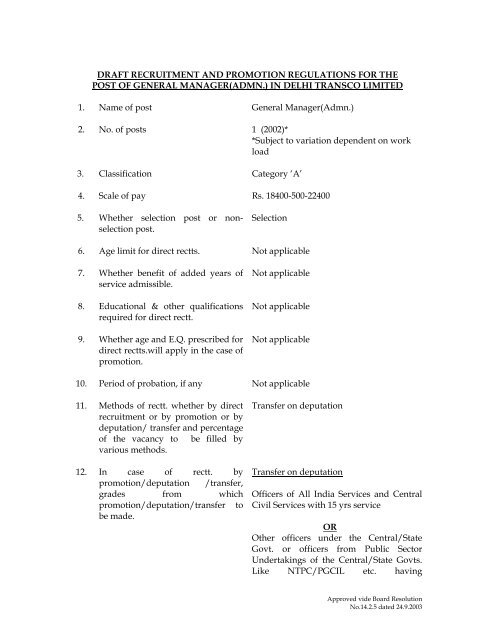 DTL Manual of TA/DA Rules - Delhi