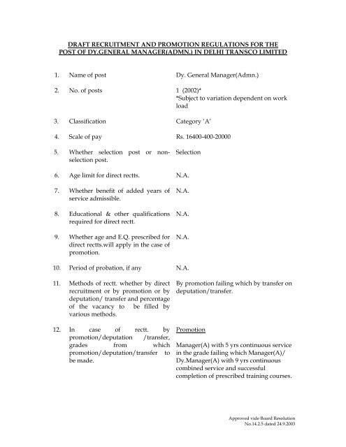 DTL Manual of TA/DA Rules - Delhi