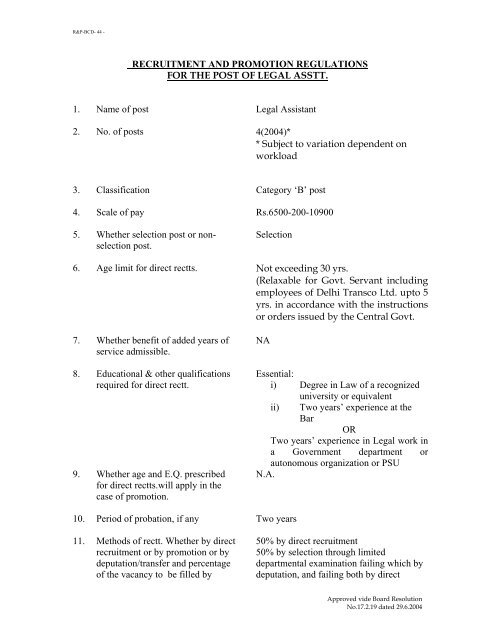 DTL Manual of TA/DA Rules - Delhi