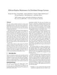 Efficient Replica Maintenance for Distributed Storage Systems