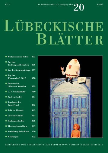 20_LB175.pdf [1.51MB] - Lübeckische Blätter