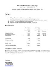 2012 Interim Financial Statement - DRS