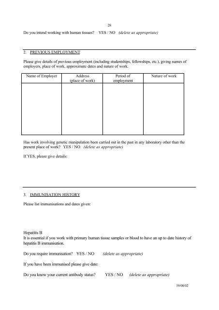 SAFETY BOOKLET - School of Life Sciences - Heriot-Watt University