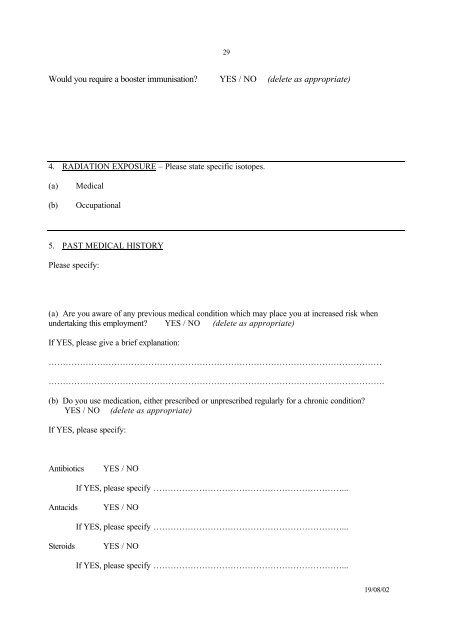 SAFETY BOOKLET - School of Life Sciences - Heriot-Watt University