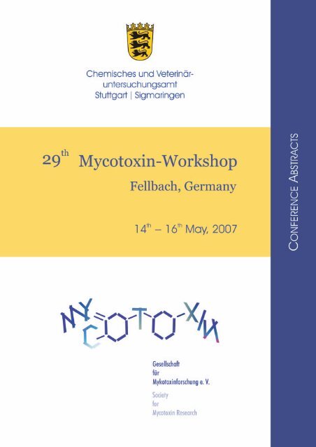 Table of Lectures - Society for Mycotoxin Research