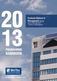 HANDBOOK - Wellington Institute of Technology