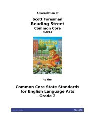 Scott Foresman Reading Street Common Core - Pearson