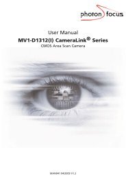 User Manual MV1-D1312(I) CameraLinkÂ®Series - Machine Vision