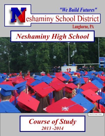 2013/2014 Course Selection Book - Neshaminy School District