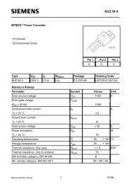 BUZ 50 A - Datasheet Catalog
