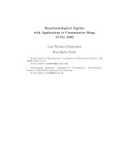 Hyperhomological Algebra with Applications to Commutative Rings ...