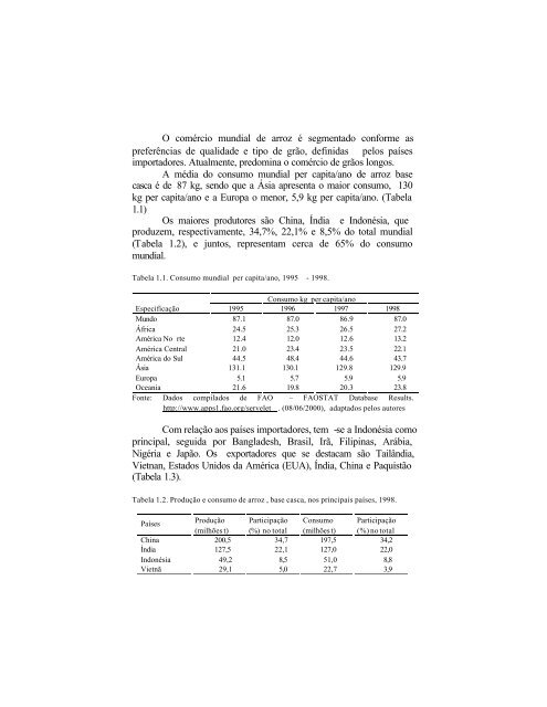 SÃ©rie Culturas - Arroz - AssemblÃ©ia Legislativa