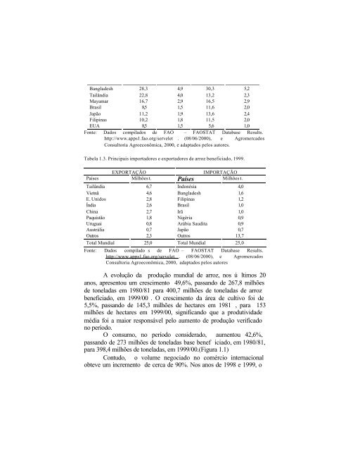 SÃ©rie Culturas - Arroz - AssemblÃ©ia Legislativa