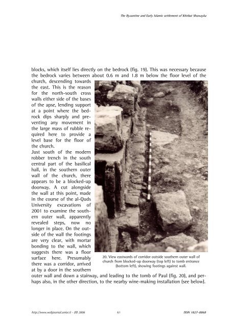 The Byzantine and Early Islamic settlement of Khirbat ... - web journal