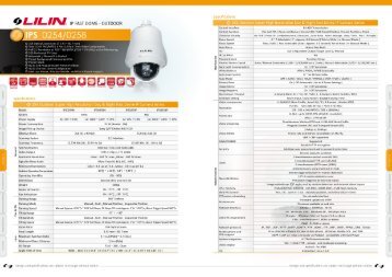 Lilin IPS0254P IP Fast Dome - Network Webcams