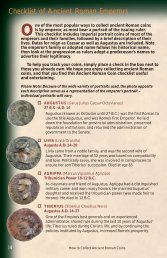Checklist of Ancient Roman Emperors - Littleton Coin Company