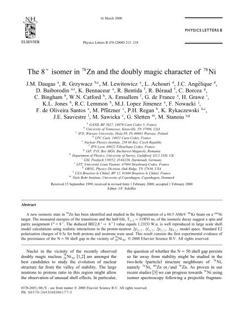 The 8q isomer in 78Zn and the doubly magic character of 78Ni