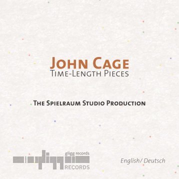 John Cage - gligg records