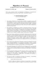 AUTORIDAD NACIONAL DE LOS SERVICIOS PÃBLICOS ... - Asep