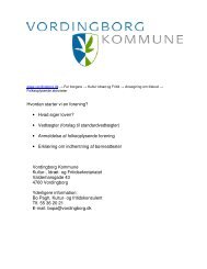 Startpakke pdf - Vordingborg Kommune