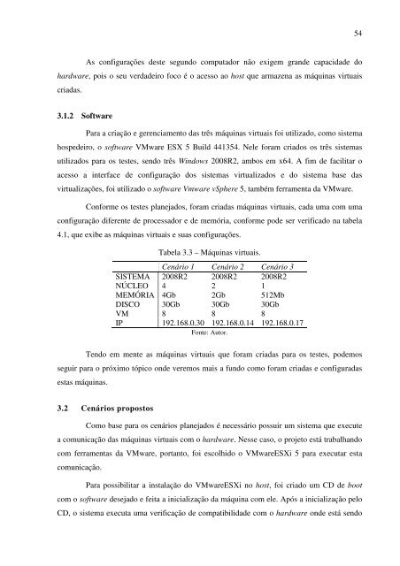 universidade feevale daniel dexheimer análise de desempenho de ...