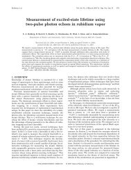 Measurement of excited-state lifetime using two-pulse photon ...