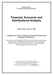 Financial, Economic and Distributional Analysis - Centre ...