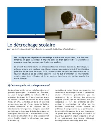 Le-décrochage-scolaire