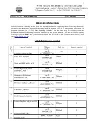 quotation notice west bengal pollution control board