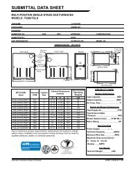 SUBMITTAL DATA SHEET - UPGNet