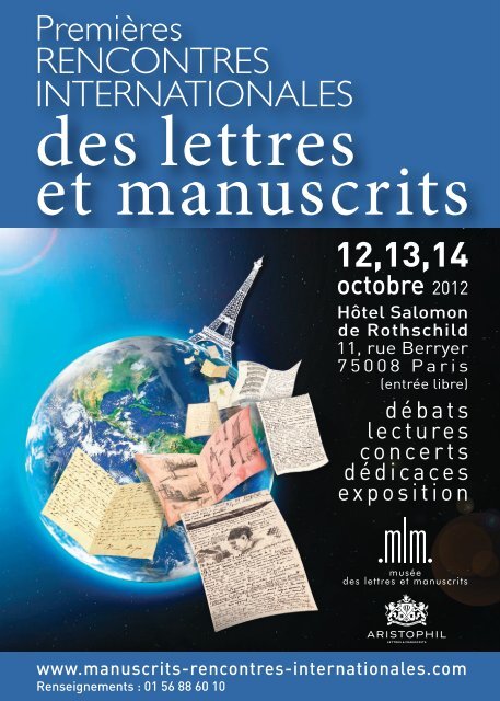 14h00 - Table ronde - MusÃ©e des lettres et manuscrits