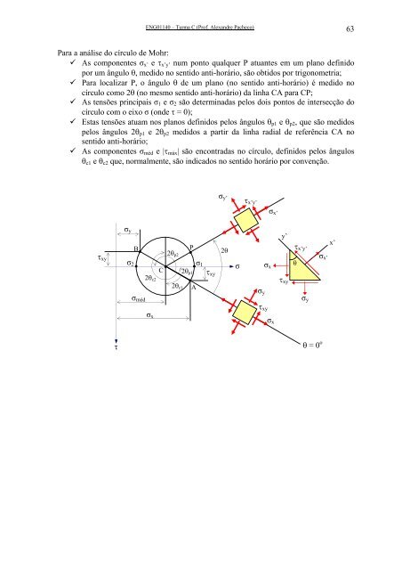 TransformaÃ§Ãµes das TensÃµes - Chasqueweb.ufrgs.br