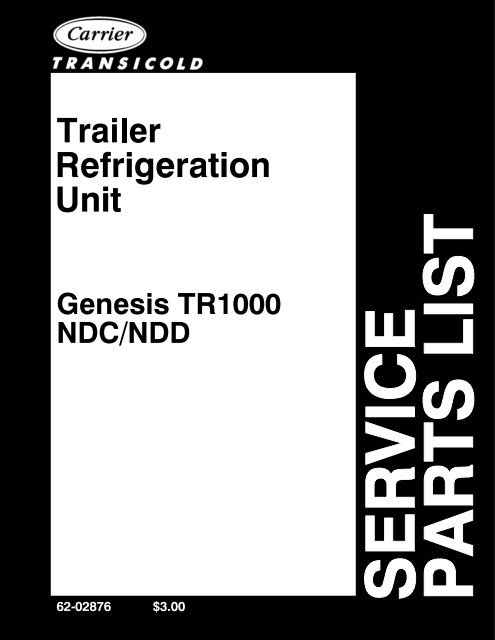 Genesis TR1000 NDC/NDD - Sunbelt Transport Refrigeration