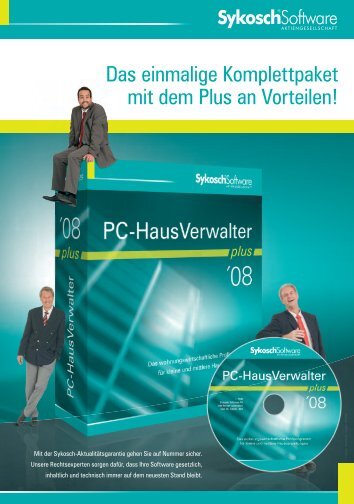 Sykosch Software AG - PC-HausVerwalter plus 2008 ... - von Sykosch