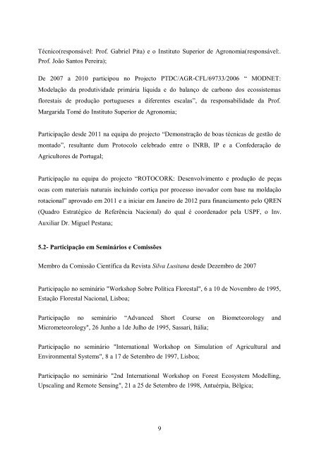 CURRICULUM VITAE de Abel Martins Rodrigues - Universidade de ...