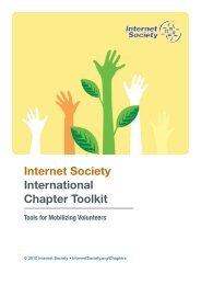 Volunteer Toolkit - Internet Society