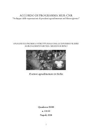 Il settore agroalimentare in Sicilia - Istituto di Studi sulle Società del ...