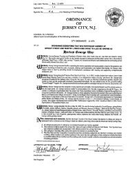 2nd reading (public hearing) - Jersey City