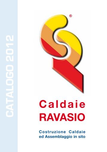 CATALOGO 2012 Caldaie RAVASIO - Certificazione energetica edifici