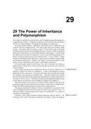 29 The Power of Inheritance and Polymorphism